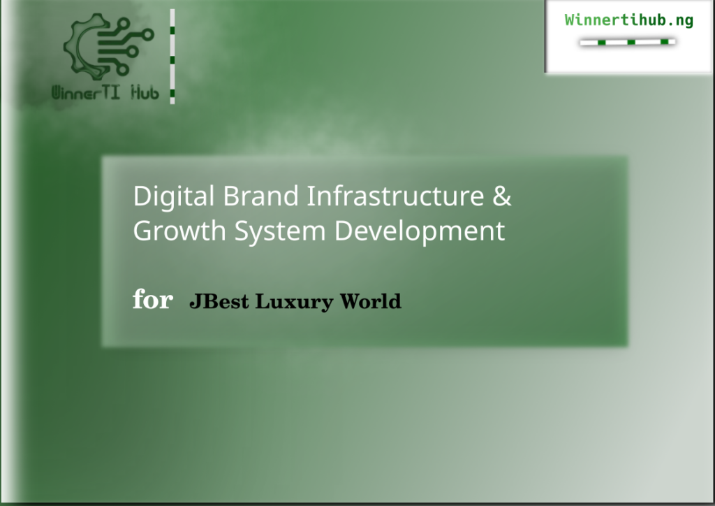 digital brand infrastructure and growth system development
